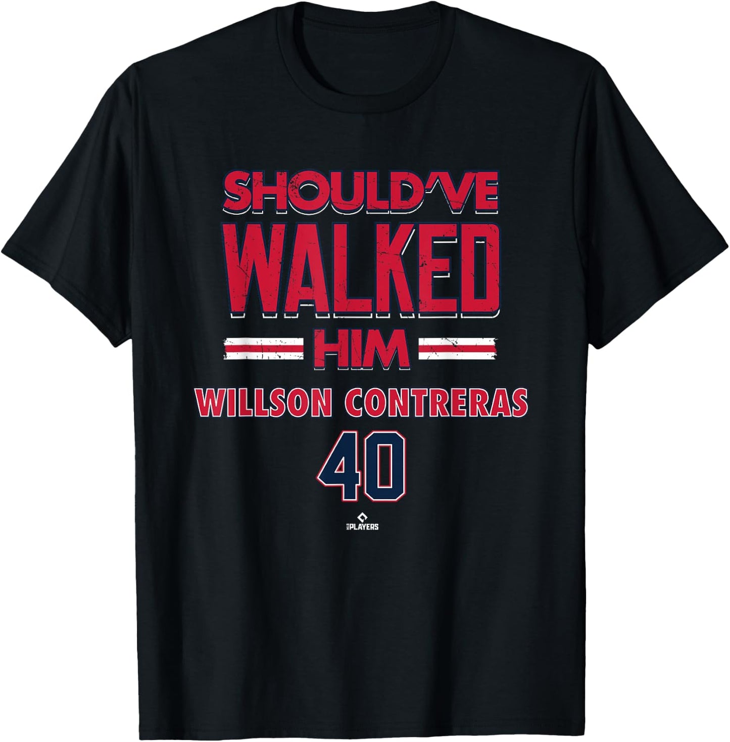 Should've Walked Him Willson Contreras St Louis Baseball T-Shirt - T-Shirt | Black