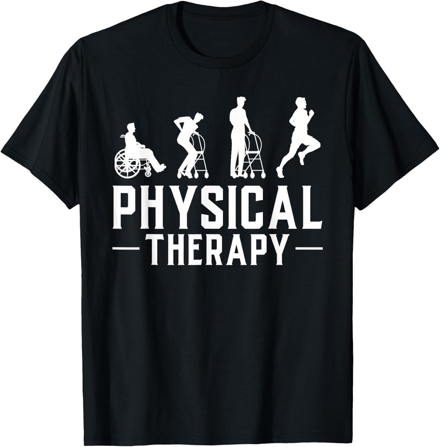 Physical Therapist Gift Physiotherapy Physical Therapy T-Shirt - T-Shirt | Black