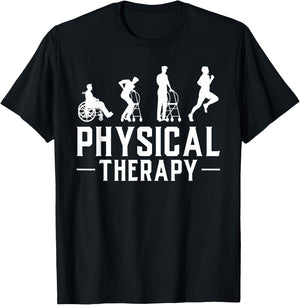 Physical Therapist Gift Physiotherapy Physical Therapy T-Shirt - T-Shirt | Black