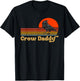 Crow Daddy Retro Vintage Raven Black Crow T-Shirt - T-Shirt | Black