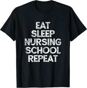 Nursing School Future Nurse Student T-Shirt - T-Shirt | Black