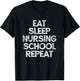 Nursing School Future Nurse Student T-Shirt - T-Shirt | Black