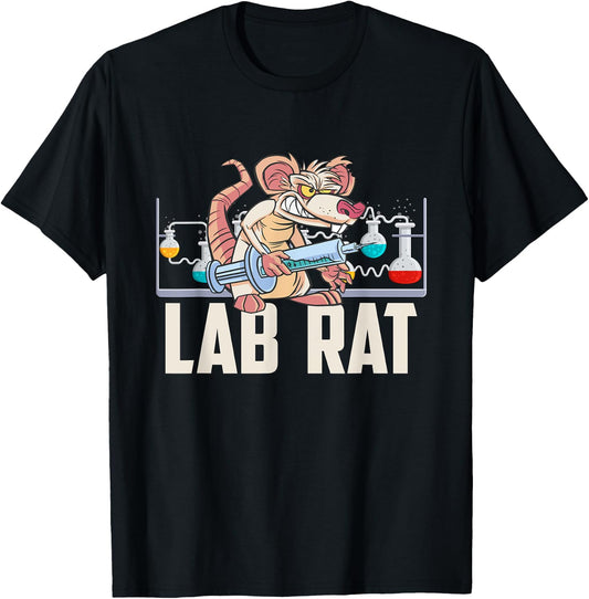 Lab Rat Scientist Loves Medical Technologist Lab Technician T-Shirt - T-Shirt | Black