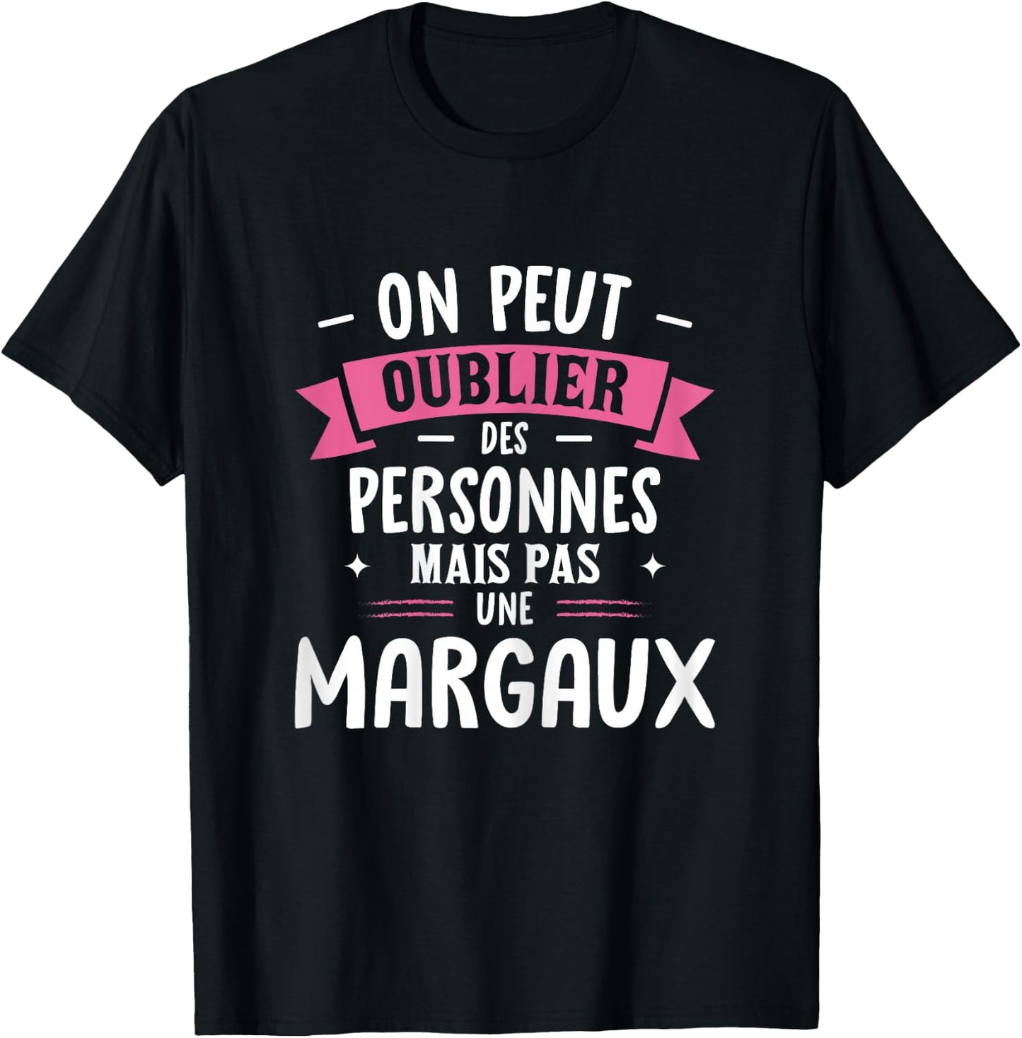 Woman Humor Girlfriend Personalized Gift BFF Name Margaux T-Shirt - T-Shirt | Black