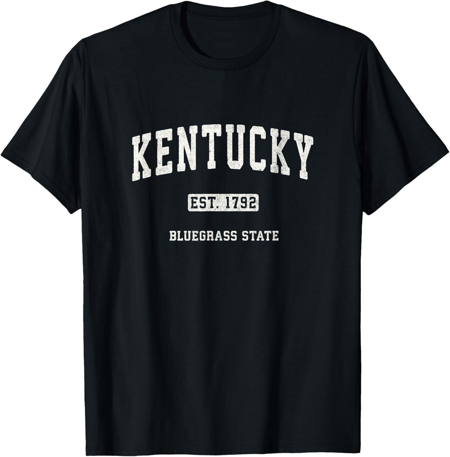 Kentucky KY Vintage Sports Design Retro Varsity T-Shirt - T-Shirt | Black