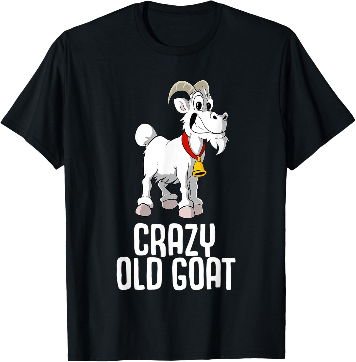 Crazy Old Goat T-Shirt - T-Shirt | Black