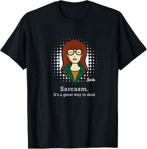 Mademark x Daria - Sarcasm. This is a great way to do business T-Shirt - T-Shirt | Black