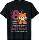 Kinder Roter Panda zum 8. Geburtstag für Kinder acht Jahre alt T-Shirt - T-Shirt | Black