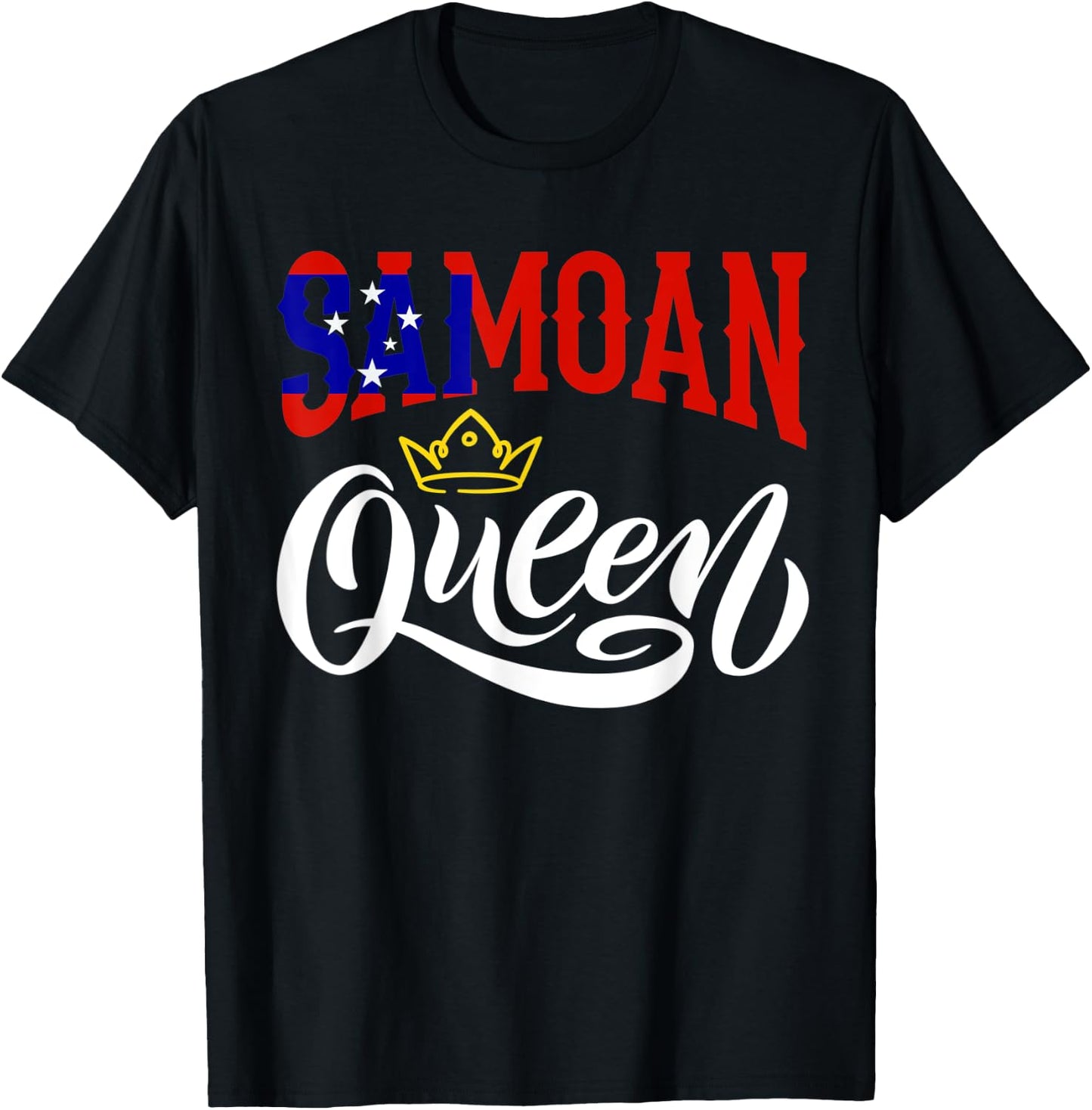 Samoan Queen Samoa Samoan Samoa Flag T-Shirt - T-Shirt | Black