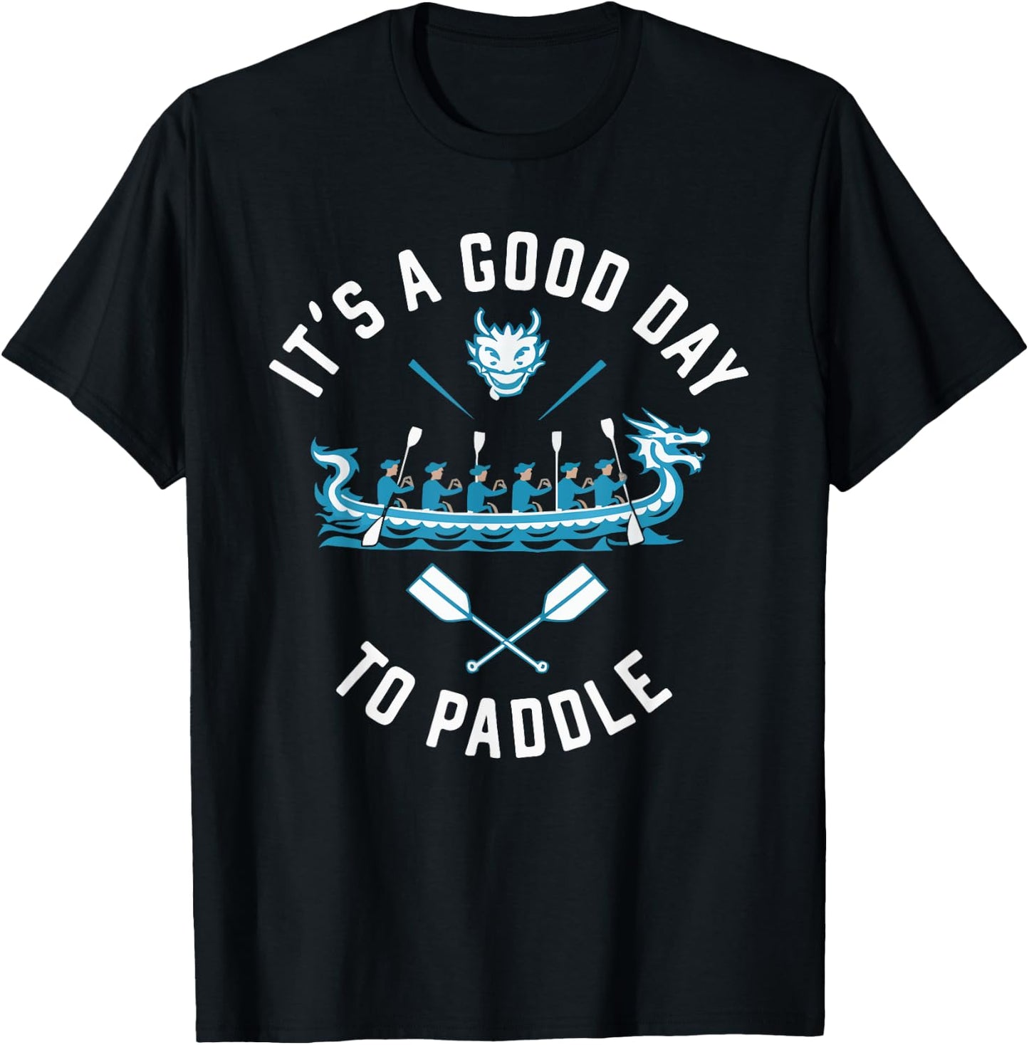 Dragon Boat Racing Paddler Dragonboating Dragonboat T-Shirt - T-Shirt | Black