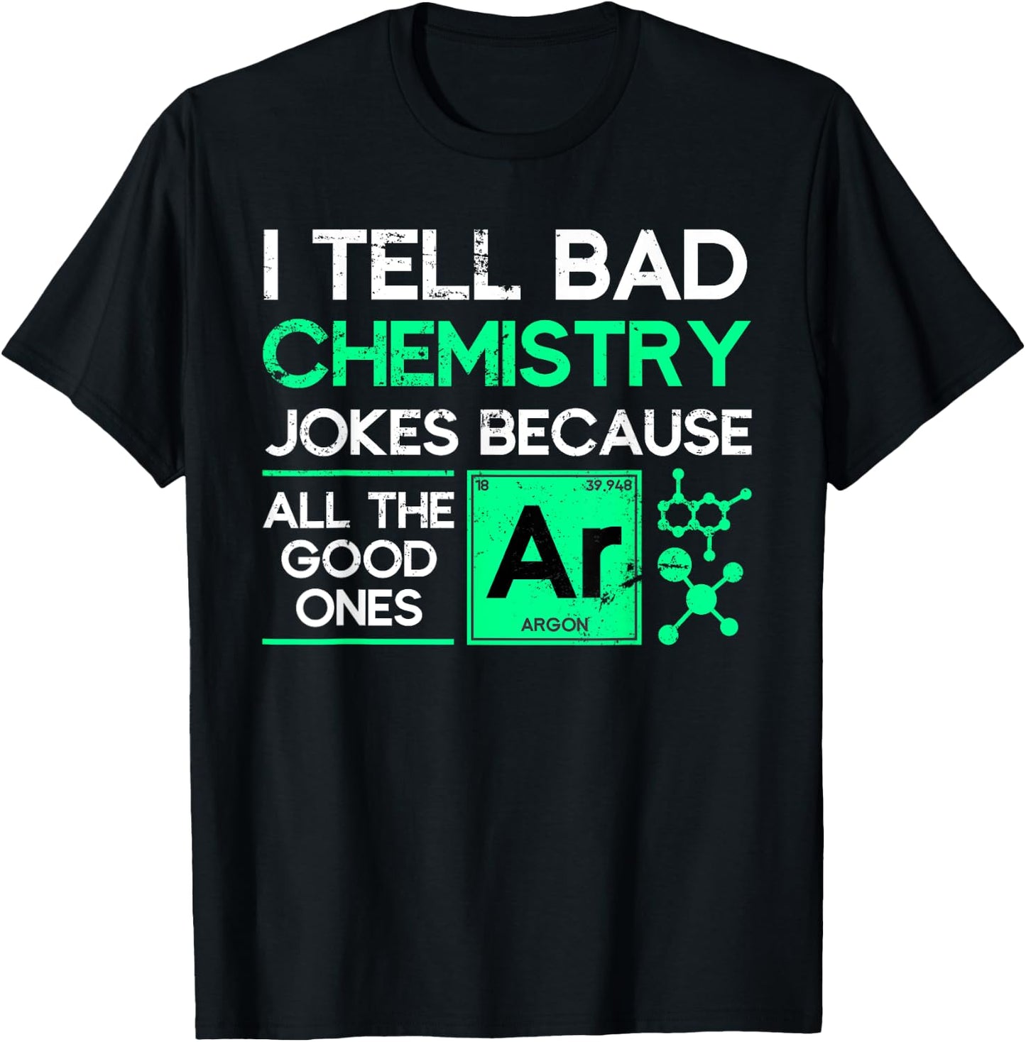 Funny Chemistry Teacher Science Gift Chemistry Women Girls Kids T-Shirt - T-Shirt | Black