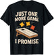 Cornhole Just One More Game I Promise T-Shirt - T-Shirt | Black