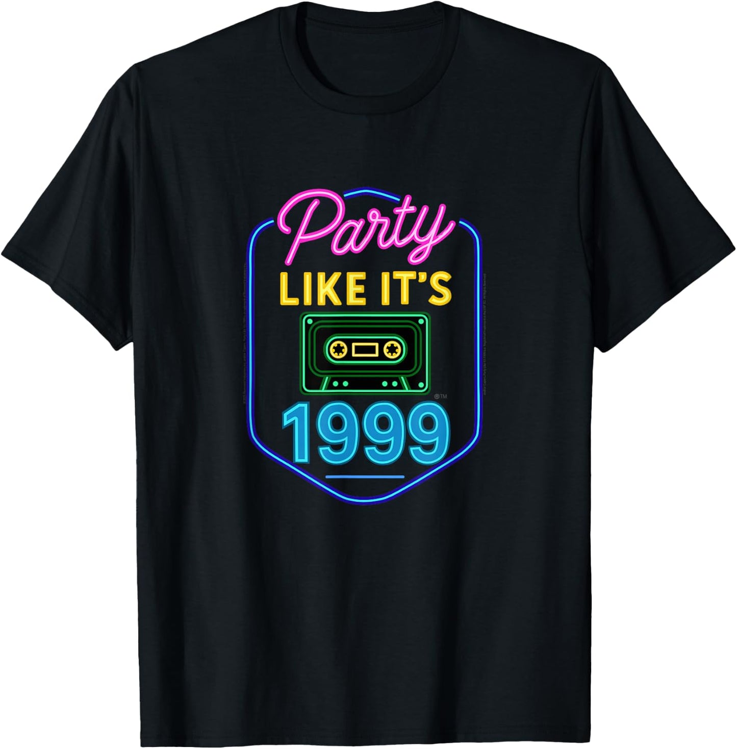 Party Like Its 1999 - Design KB-1004A - Clean T-Shirt - T-Shirt | Black