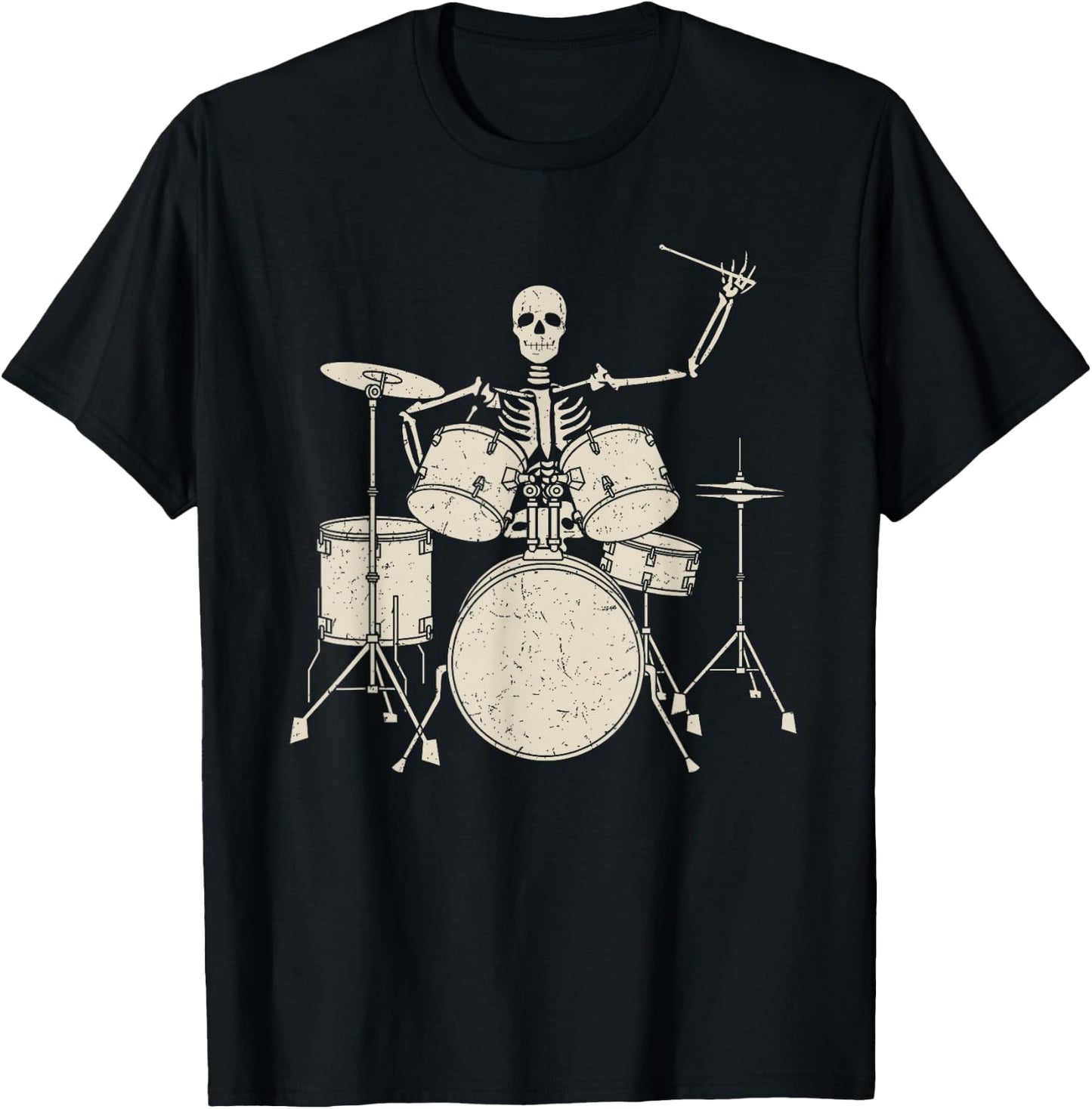 Best Drumming Art Women Drumming Drum Lover Drummer T-Shirt - T-Shirt | Black