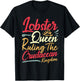 Lobster Queen I Seafood Lover T-Shirt - T-Shirt | Black
