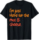 Thanksgiving Just Here For Mac And Cheese Kids Men Women T-Shirt - T-Shirt | Black