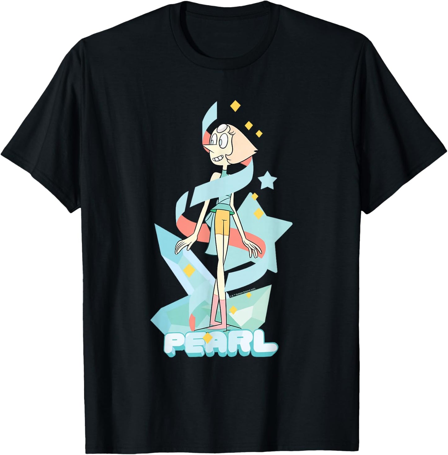 Steven Universe Pearl Power T-Shirt - T-Shirt | Black