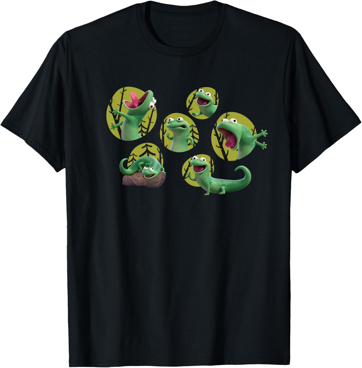 Disney and Pixar's Hoppers Tom Lizard Moods & Funny Faces T-Shirt - T-Shirt | Black