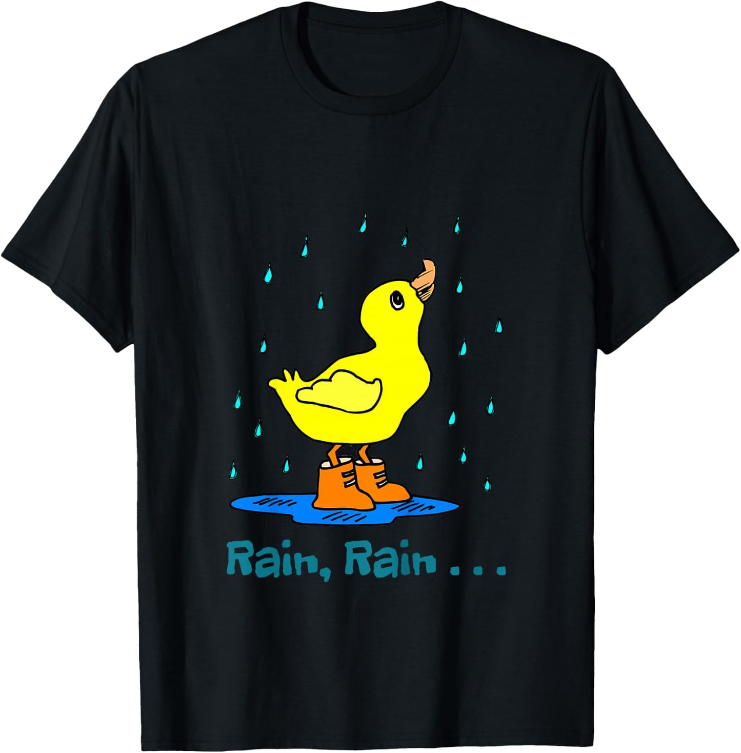 Rain rain go away short sleeve for youth T-Shirt - T-Shirt | Black