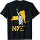 New York State Of Mind T-Shirt - T-Shirt | Black