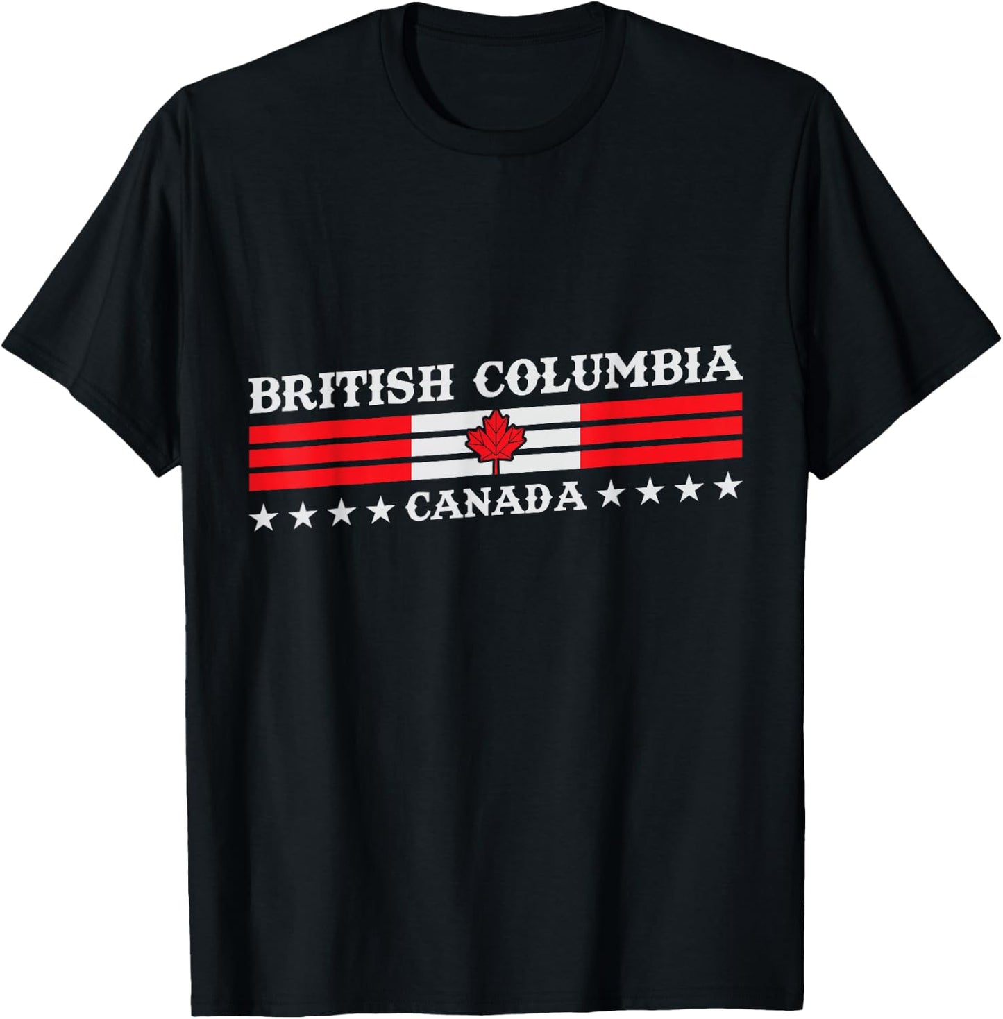 British Columbia Canada - British Columbia Souvenir Canadian T-Shirt - T-Shirt | Black