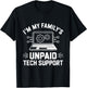 I'm My Family's Unpaid Tech Support Funny Computer Engineer T-Shirt - T-Shirt | Black