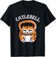 Catlebell Kettlebell Cat Workout T Shirt Gym Cat lover Women Kids T-Shirt - T-Shirt | Black