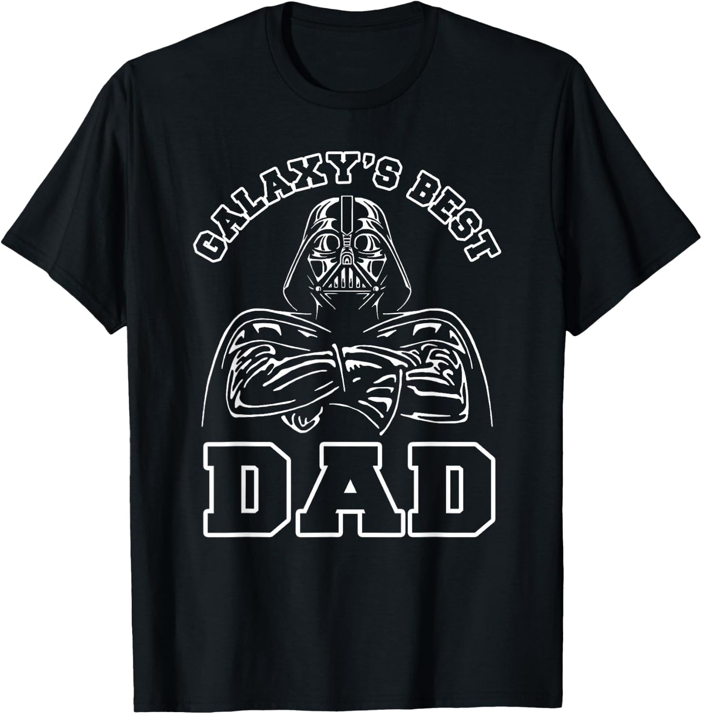 Star Wars Father's Day Galaxy's Best Dad Darth Vader T-Shirt - T-Shirt | Black