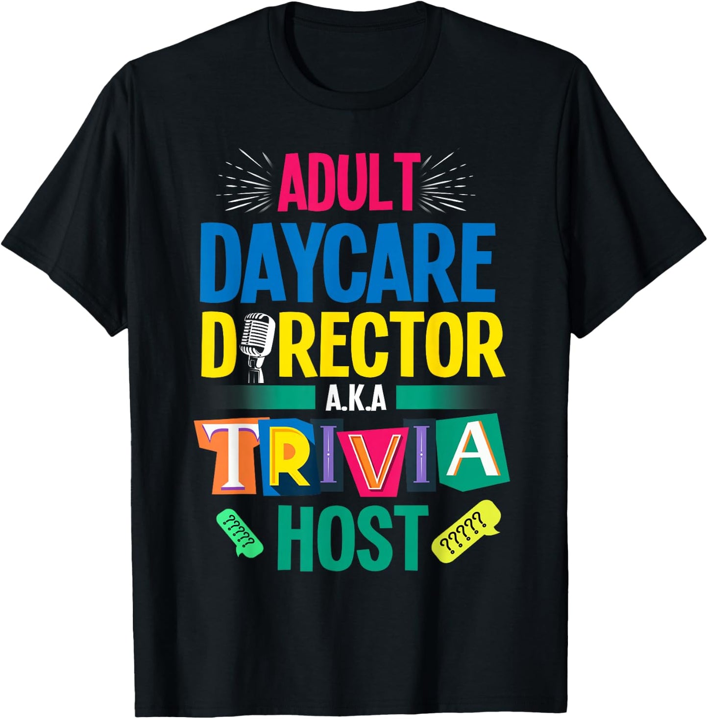 Trivia Night Host T-Shirt - T-Shirt | Black