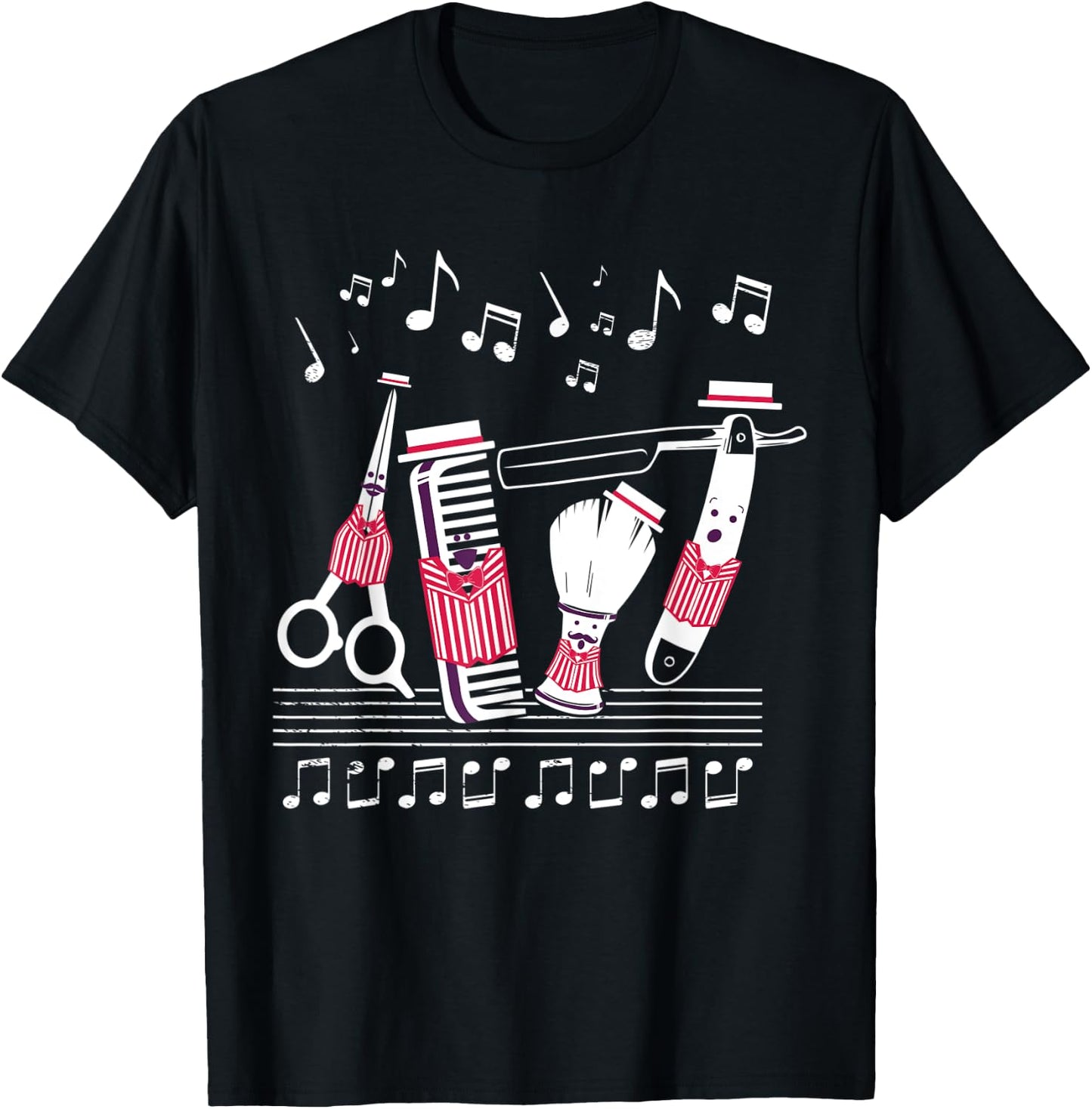 Funny Barbershoper Quartet Music Singer Gift T-Shirt - T-Shirt | Black