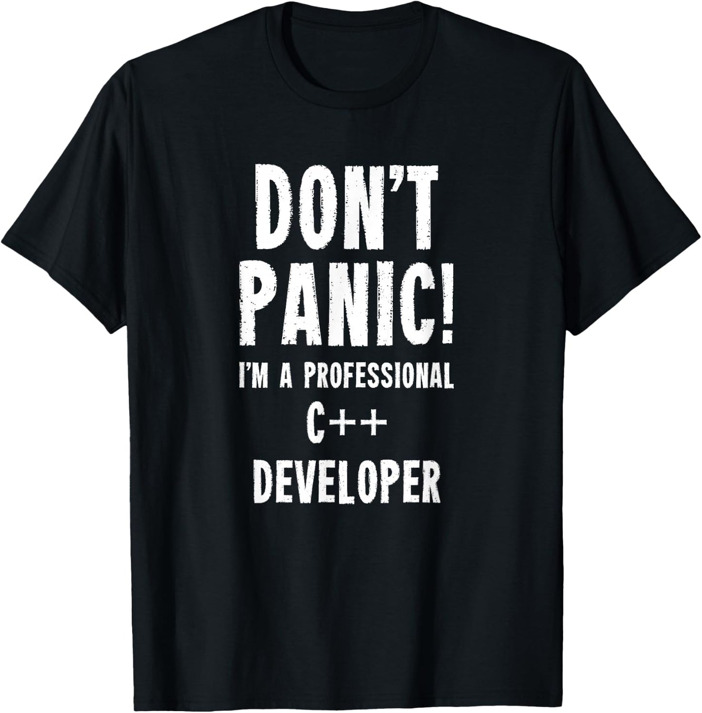 Developer C++ , Black, S T-Shirt - T-Shirt | Black