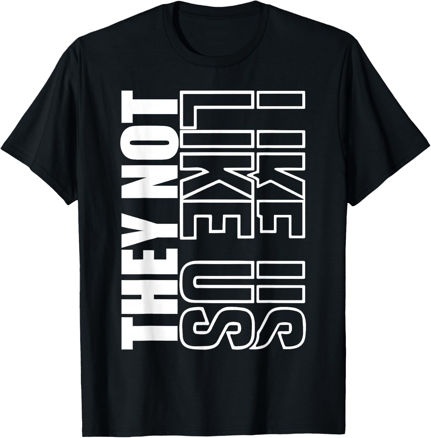 They Not Like Us Shirt, Not Like Us Shirt, They Not Like Us T-Shirt - T-Shirt | Black