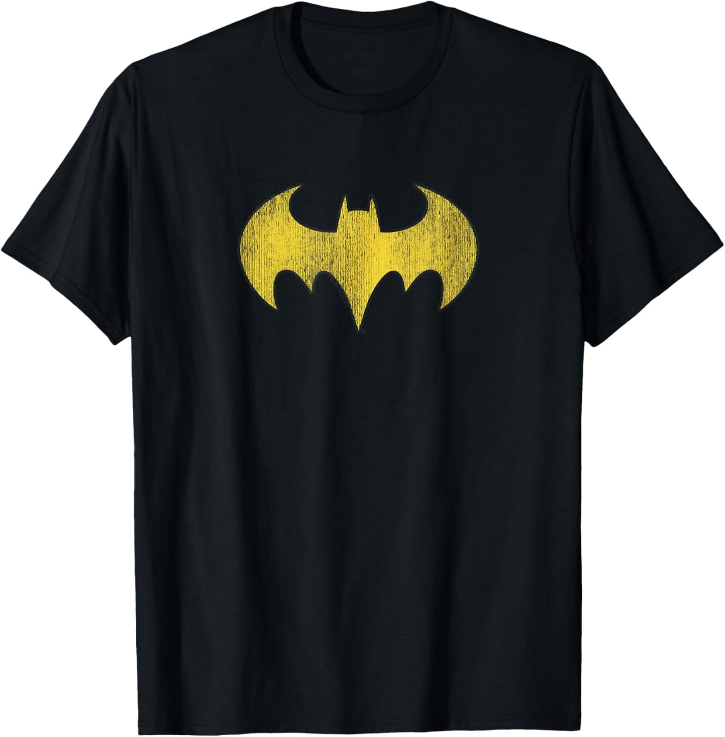 Batman Batgirl Logo Distressed T-Shirt - T-Shirt | Black
