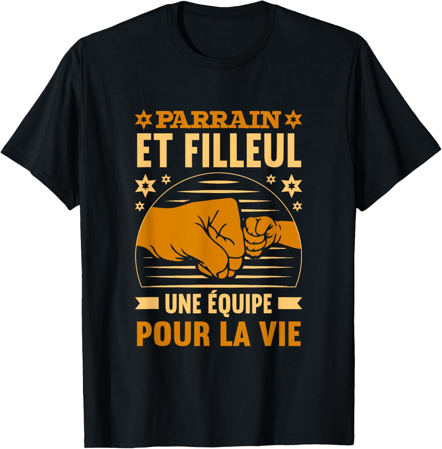Godfather Filleul Humor , Black, S T-Shirt - T-Shirt | Black