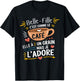 Stepdaughter Like Coffee – Gift Humour Coffee T-Shirt - T-Shirt | Black
