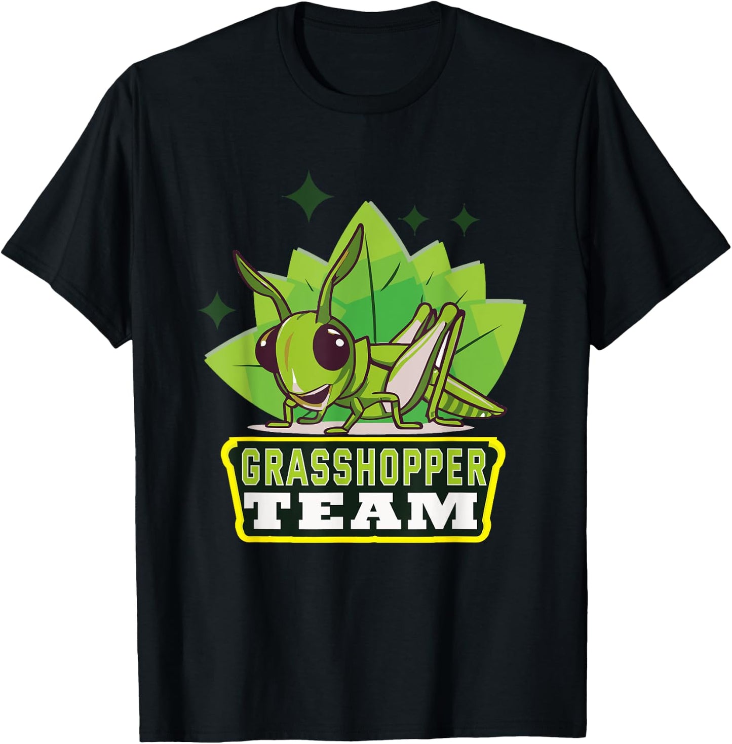 Team Grasshopper Entomology Grasshopper T-Shirt - T-Shirt | Black