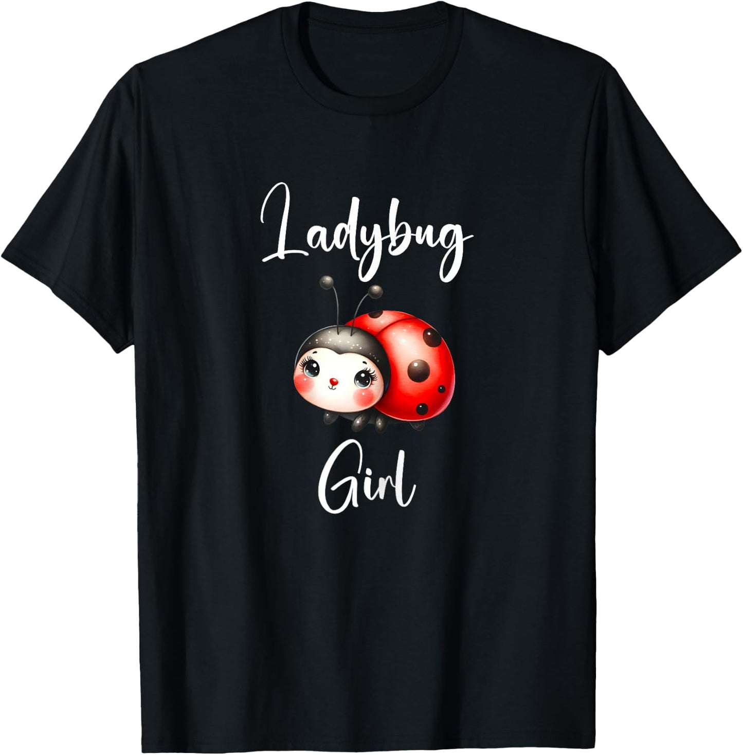 Ladybug Shirt Ladybug Girl Ladybugs T-Shirt - T-Shirt | Black