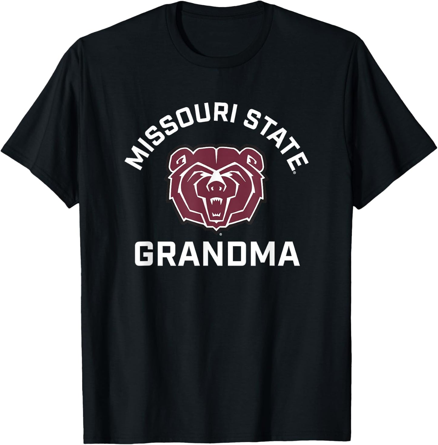 Missouri State University MSU Bears Arched Grandma T-Shirt - T-Shirt | Black