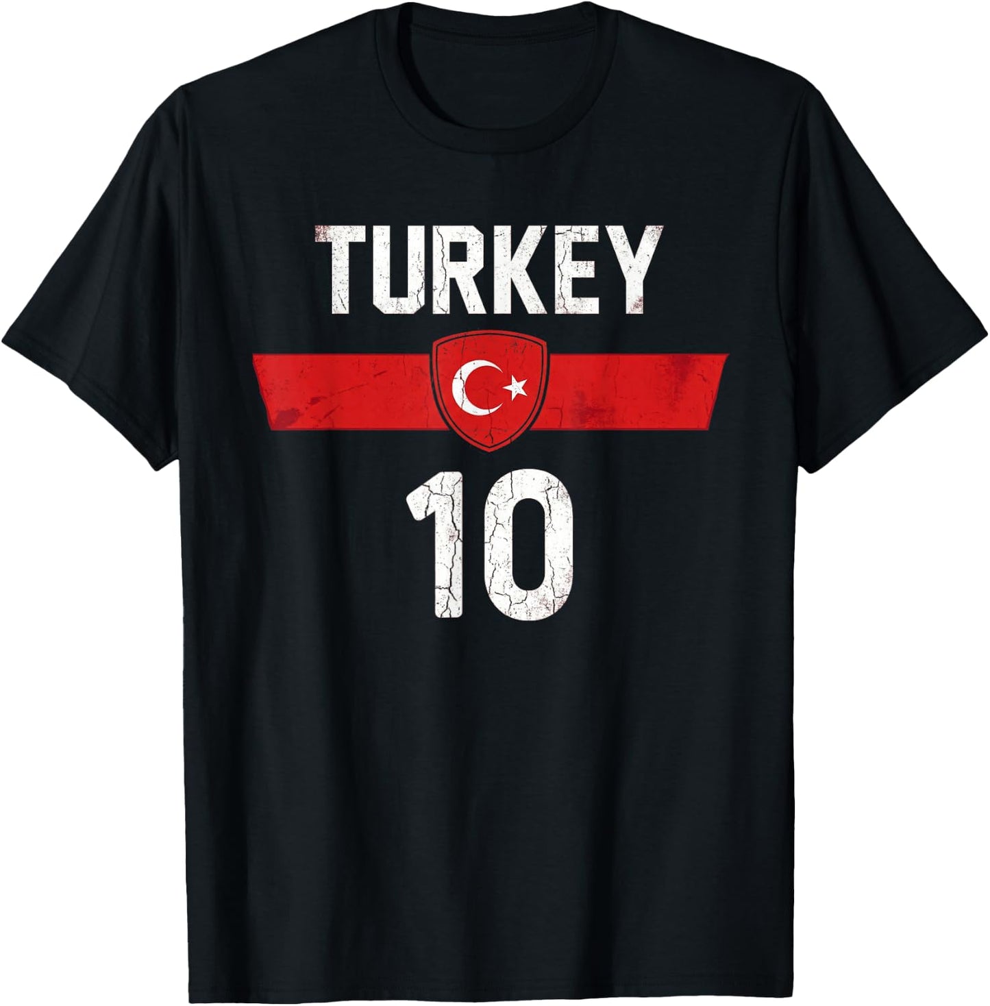Cadeau Türkiye pour La Turquie Football Football Europe Turk T-Shirt - T-Shirt | Black