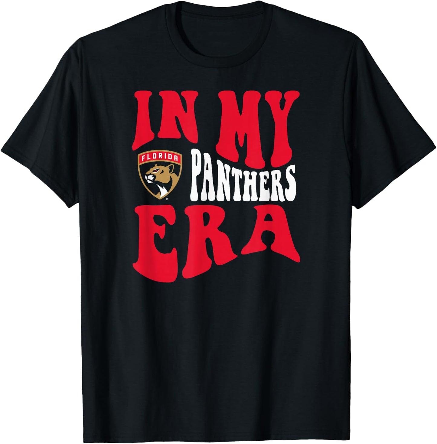 Florida Panthers Era Navy Officially Licensed T-Shirt - T-Shirt | Black