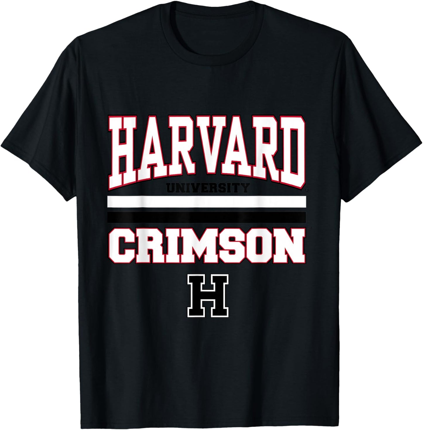 Harvard University Crimson NCAA | VNPHVD301A T-Shirt - T-Shirt | Black