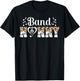 Band Nanny Leopard Marching Band Nanny Grandma T-Shirt - T-Shirt | Black