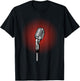 Retro Vintage Mic Music Rock Musician Jazz Songwriter Gift T-Shirt - T-Shirt | Black