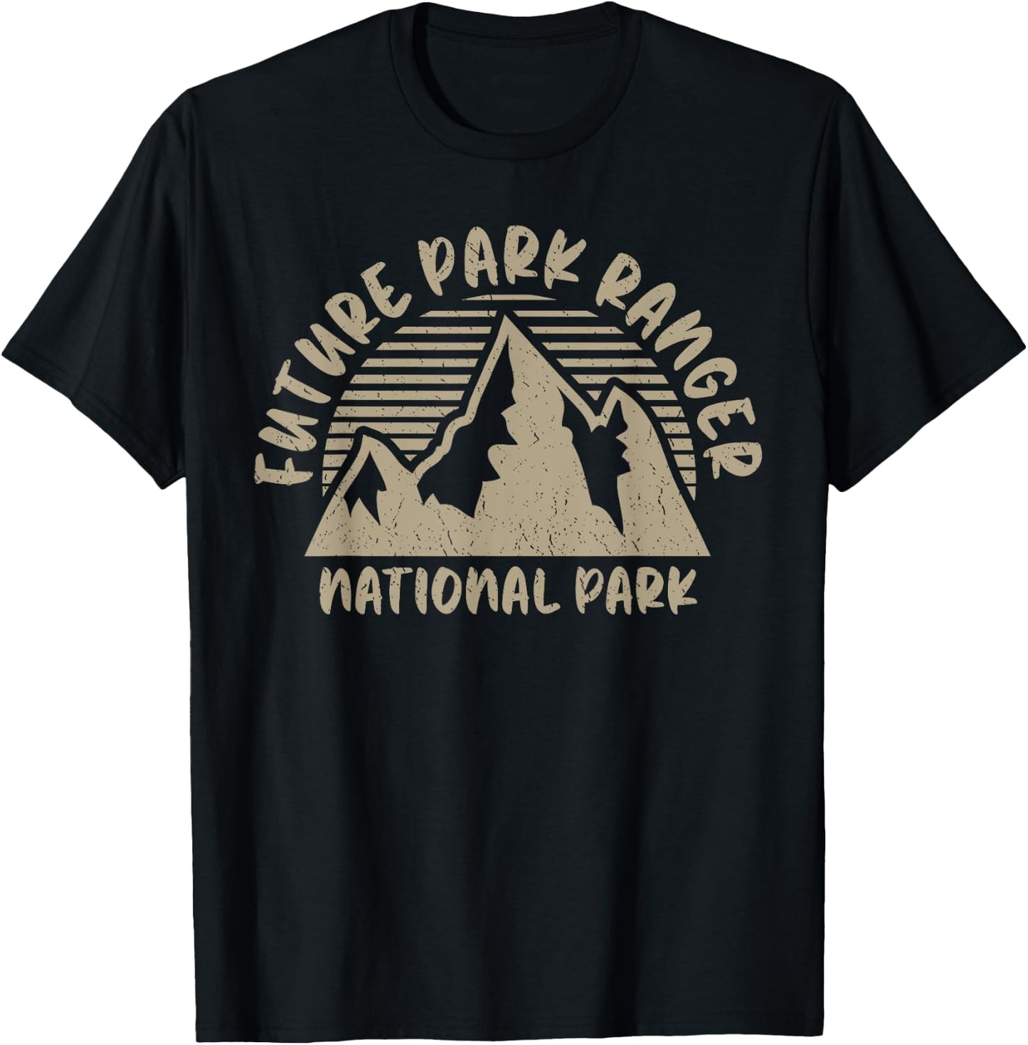 Future Park Ranger National Park Claw Compass Lover T-Shirt - T-Shirt | Black