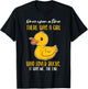 Once There was A Girl Who Loved Ducks Small T-Shirt - T-Shirt | Black