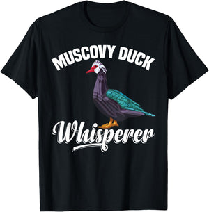 Muscovy Duck Dad Muscovy Duck Plush Food Muscovy Ducks T-Shirt - T-Shirt | Black