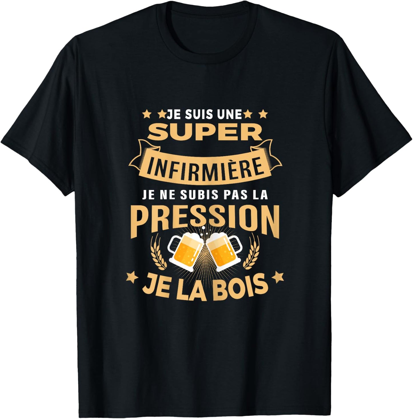 Super Nurse I'm Not Under Pressure Humor Nurse T-Shirt - T-Shirt | Black