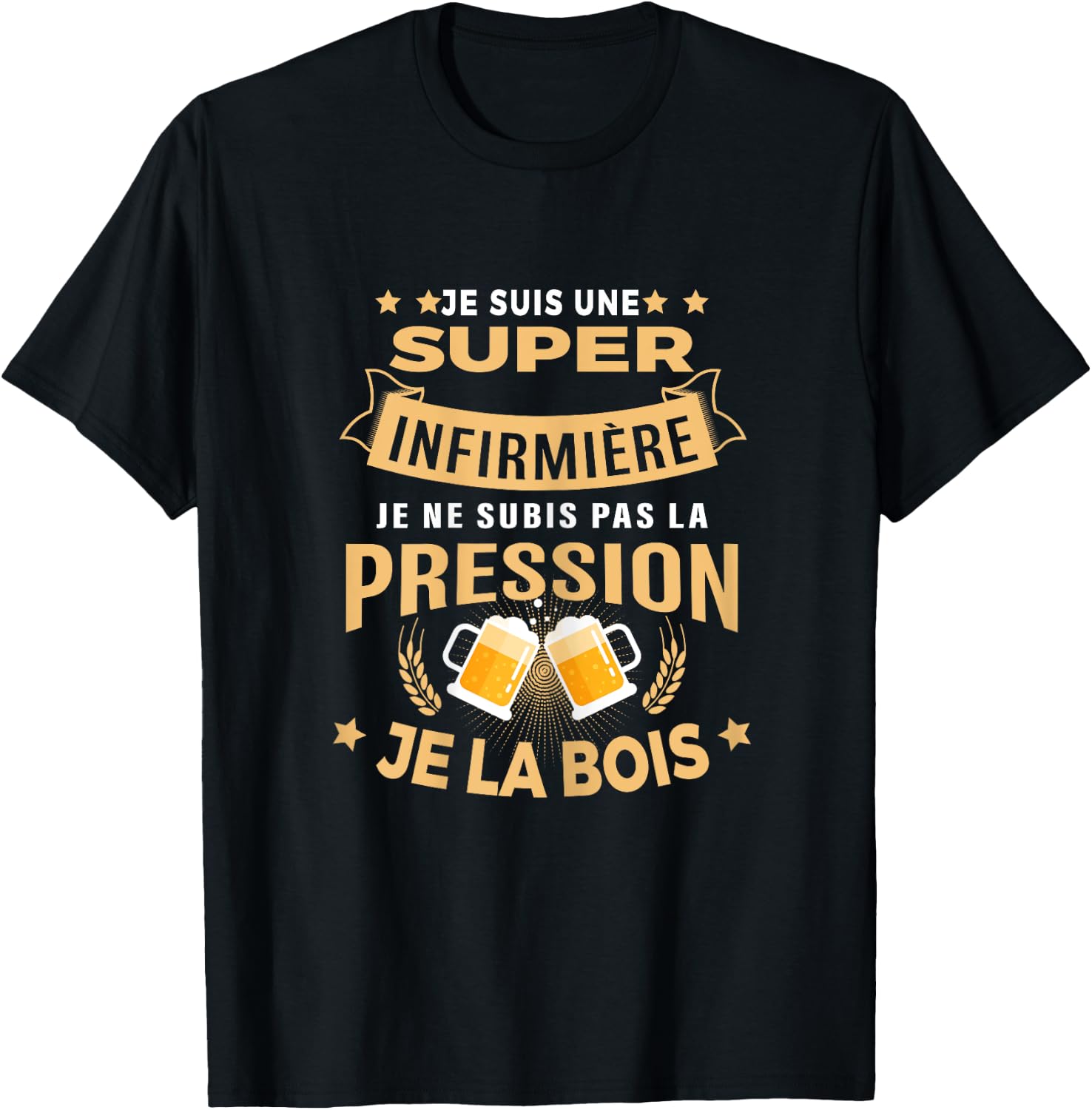 Super Nurse I'm Not Under Pressure Humor Nurse T-Shirt - T-Shirt | Black