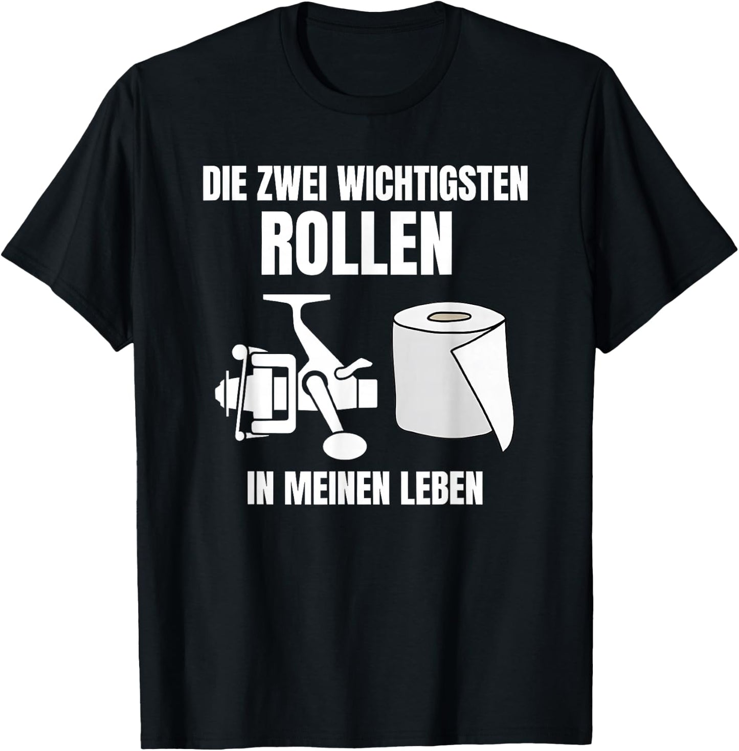Die zwei wichtigsten rollen in meinen leben , black T-Shirt - T-Shirt | Black