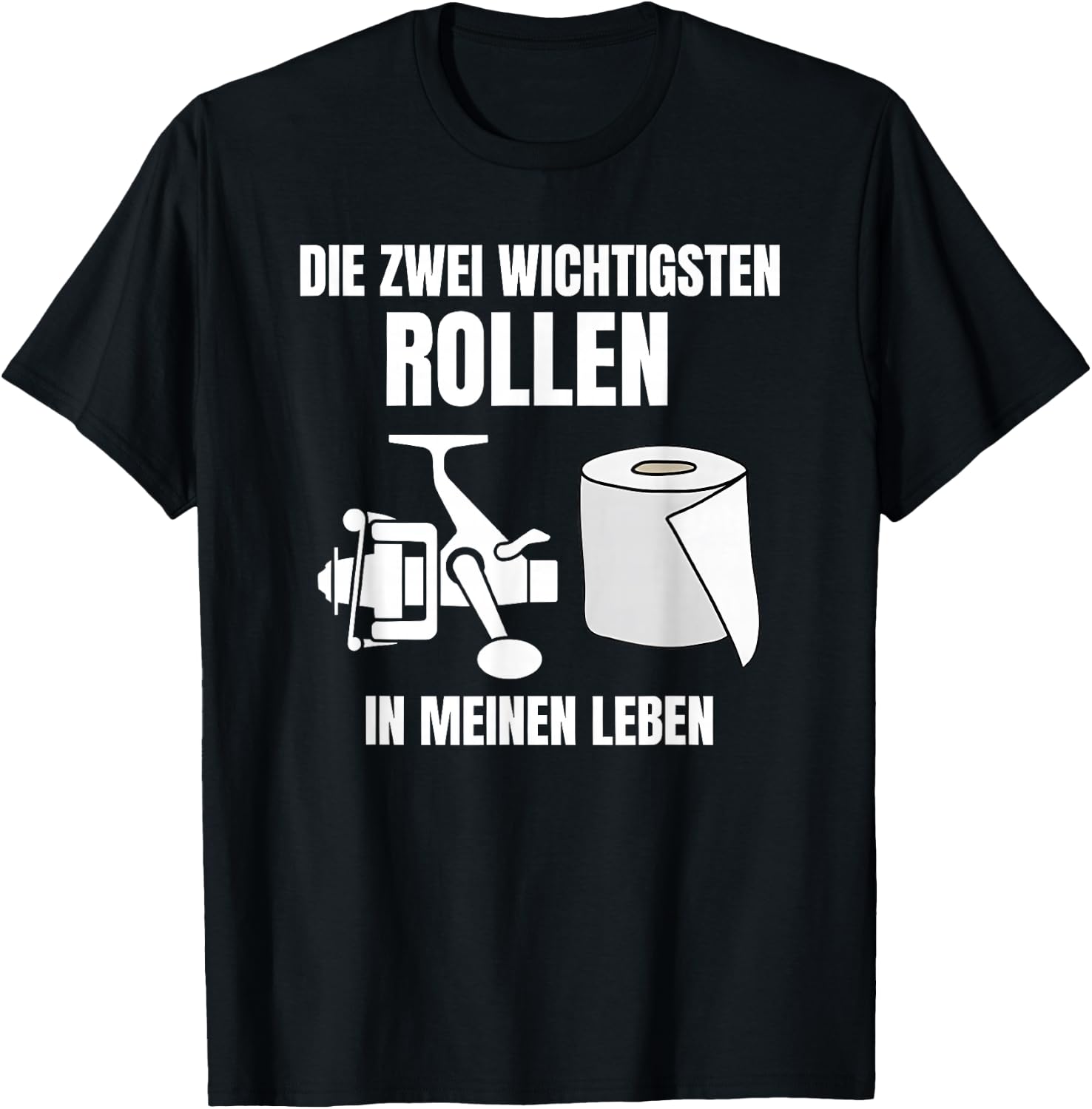 Die zwei wichtigsten rollen in meinen leben , black T-Shirt - T-Shirt | Black
